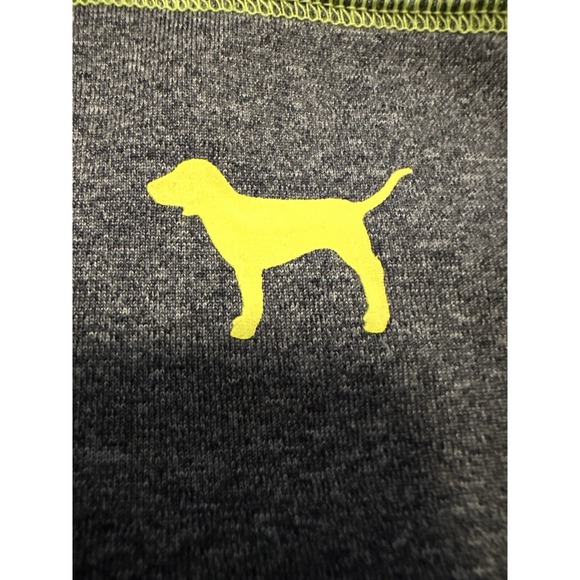 Victoria's Secret Ultimate Womens Medium Gray 1/4 Zip Sweatshirt Back Zip Pocket - Picture 6 of 16